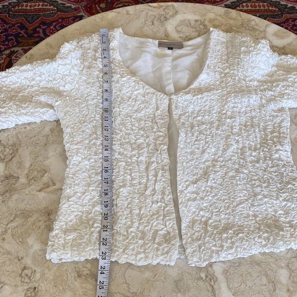 Tangarine Jill 100% Silk Jacket - Picture 12 of 14